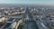 Jubelpark, Park of the Fiftieth Anniversary in Brussels, Belgium. Europe. Urban monumental park, aerial drone overhead