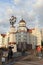 The Jubilee Bridge and the building of the Kaiserhof Hotel in Kaliningrad