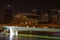 Jubilee Bridge and Esplanade at Night