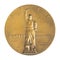 Jubilee medal large desktop medallion famous Russian bloody sunday 1905 close-up illustrative editorial