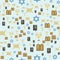 Judaism church traditional seamless pattern hanukkah religious synagogue passover hebrew vector illustration.