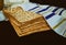 Judaism religious on jewish matza passover