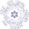 Judaism vector icon. Judaism editable stroke. Judaism linear symbol for use on web and mobile apps, logo, print media. Thin line