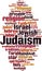 Judaism word cloud