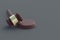 Judge gavel on gray background