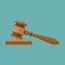 Judge gavel icon