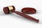 Judge hammer, mallet or gavel