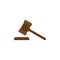 Judge hummer icon. Auction