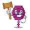 Judge paper lantern mascot cartoon