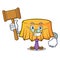 Judge table cloth mascot cartoon