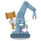 Judge toy mechatronic robot arm cartoon shape