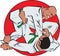 Judo fight