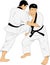 Judo Vector Illustration