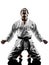 Judoka fighter man silhouette