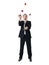 Juggling man