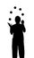 juggling man