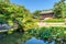 Juhamnu Pavilion and Buyeongji Pond in Huwon Secret Garden