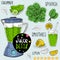 Juice detox set.