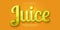 juice editable text effect template illustrations