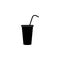 juice with straw icon. Element of cinema icon. Premium quality graphic design icon. Signs and symbols collection icon for websites