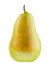 Juicy, appetizing pear isolated on a white background