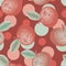 Juicy Apples Background Peas Seamless