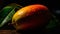 Juicy citrus drop reflects nature growth in fresh healthy snack generated by AI