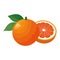 Juicy citrus slices orange refreshment