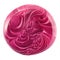 A juicy dark pink watermelon slice with deep magenta swirls. Trendy color of 2023 Viva Magenta.. AI generation
