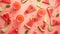 Juicy Delights: Exquisite Watermelon tistry in Flat Lay Composition