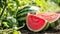 Juicy Delights: A Vibrant Display of Watermelons on a Summer Day