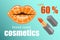 juicy fruit lip makeup, orange lipstick, summer juicy kiss, promotion banner