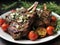 Juicy Greek lamb chops grilled to perfection.