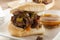 Juicy Homemade Italian Beef Sandwich