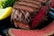 Juicy Picanha Delight A Captivating Close up of Flavorful Top Sirloin Cap.AI Generated