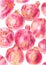 juicy pomegranates, background image, mixed media