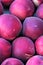 Juicy purple peaches