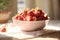 Juicy Red Delights: A Mouthwatering Bowl of Fresh Strawberries