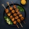 Juicy seekh kababs on skewers spiced and grilled to perfection