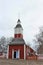 JukkasjÃ¤rvi church is the oldest preserved church in Lapland, Sweden