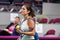 Julia Goerges, during FEDCUP BNP Paribas, The World Cup of Tennis World Group Play-off game between Latvia and team Germany