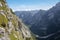 Julian alps - landscape - Slovenia - look from ascent to Jalovec peak on the east