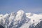 Julian Alps mountain view in winter, Mt. Stenar and Mt Kriz