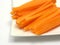 Julienne carrots