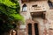 Juliet\'s balcony and Juliet statue - Verona in Italy