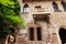 Juliet\'s balcony and Juliet statue - Verona in Italy