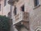 Juliet`s balcony in Verona