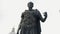 Julius Caesar Statue In Rome Rome, Italy. Stock. Video of a statue of Julius Caesar