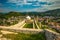 July 09, 2016: Panoramic view of the fortress of Travnik, Bosnia and Herzegovina