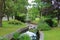 July 12 2020 Marianske Lazne/Marienbad / Czech Republic: beautiful park in Marienbad during the summertime